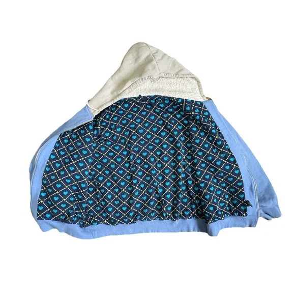 UNDERTALE Sans Fangamer Hoodie Size 6X Sherpa Lined Blue Cozy Gamer